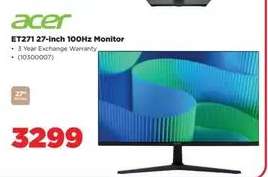 Acer ET271 27-inch 100Hz Monitor