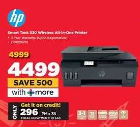 HP Smart Tank 530 Wireless All In One Printer
