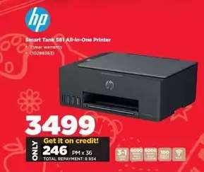 Hp Smart Tank 581 All-In-One Printer