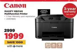 Canon MAXIFY MB2140 Multifunction Printer