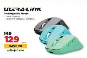 Ultra-Link Rechargeable Mouse