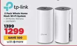 TP-LINK 2 Pack Whole Home Mesh Wi-Fi System
