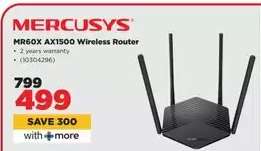 MERCUSYS MR60X AX1500 Wireless Router