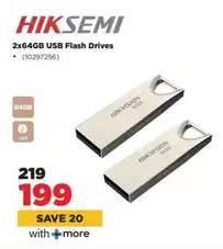 HIKSEMI 2x64GB USB Flash Drives