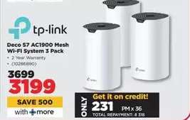 tp-link Deco S7 AC1900 Mesh Wi-Fi System 3 Pack