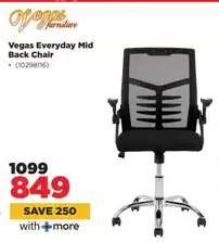 Vegas Everyday Mid Back Chair