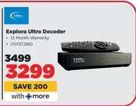 Explora Ultra Decoder
