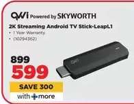 2K Streaming Android TV Stick-LeapL1