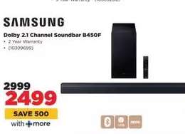Samsung Dolby 2.1 Channel Soundbar B450F