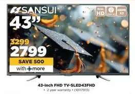 43-inch FHD TV-SLED43FHD