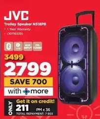 JVC Trolley Speaker N518PB