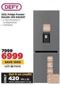323L Fridge Freezer Metallic WD DAC627
