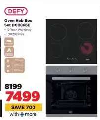 DEFY Oven Hob Box Set DCB866E