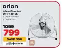 orion 40cm Floor fan OR-FF40-SS