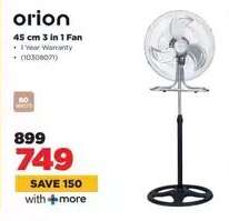 orion 45 cm 3 In 1 Fan