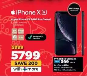 Apple iPhone XR 64GB Pre Owned