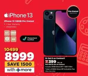 iPhone 13 128GB Pre Owned