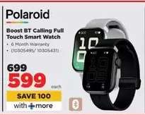 Polaroid Boost BT Calling Full Touch Smart Watch