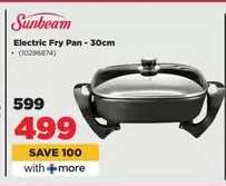 Sunbeam Electric Fry Pan - 30cm