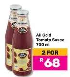 All Gold Tomato Sauce 700 ml