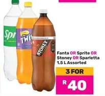 Fanta OR Sprite OR Stoney OR Sparletta