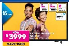 43" FHD LED Smart TV (UA43J60)