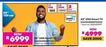 55” UHD Smart TV (UA55U8000FKXXA)