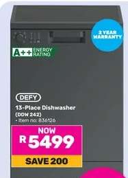 Defy 13 Place Dishwasher DDW 242