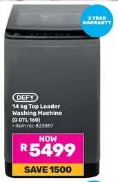 Defy 14 kg Top Loader Washing Machine