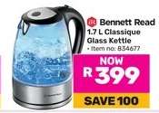 Bennett Read 1.7 L Classique Glass Kettle