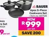 Bauer Apex 5-Piece Cookware Set