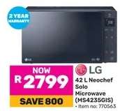 LG 42 L NeoChef Solo Microwave