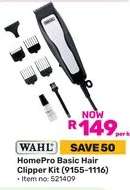 Wahl HomePro Basic Hair Clipper Kit 9155-1116