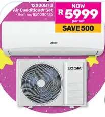 Logik 12000BTU Air Conditioner Set