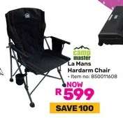 Camp Master La Mans Hardarm Chair