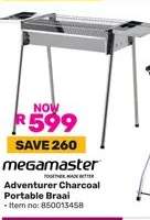 Megamaster Adventurer Charcoal Portable Braai