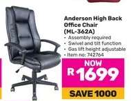 Anderson High Back Office Chair (ML-362A)