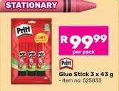 Pritt Glue Stick 3 x 43 g