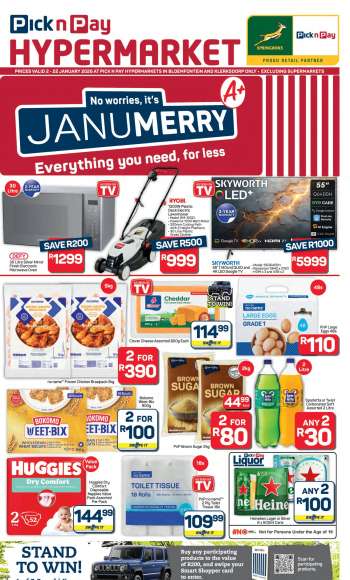 Pick n Pay Hypermarket catalogue  - 02/01/2026 - 22/01/2026.