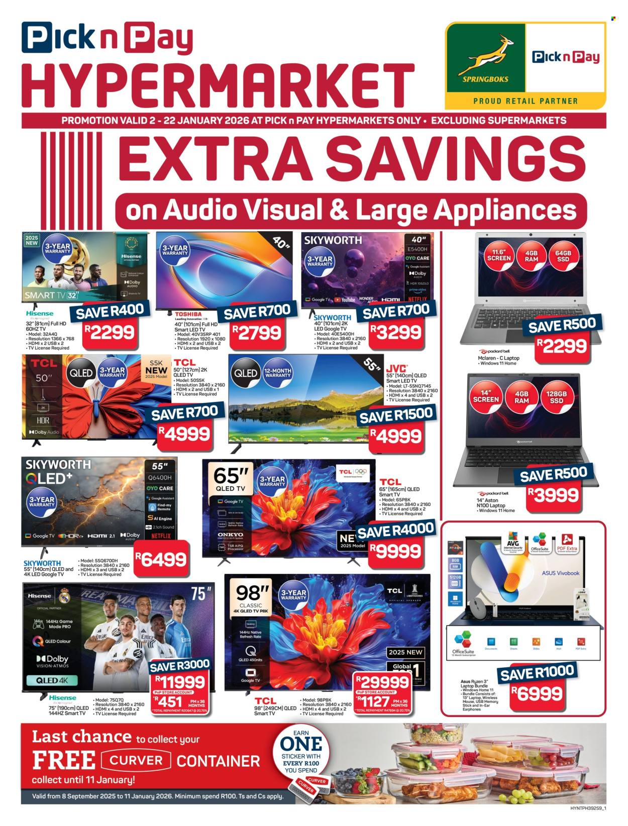 Pick n Pay Hypermarket specials - 02/01/2026 - 22/01/2026. Page 1