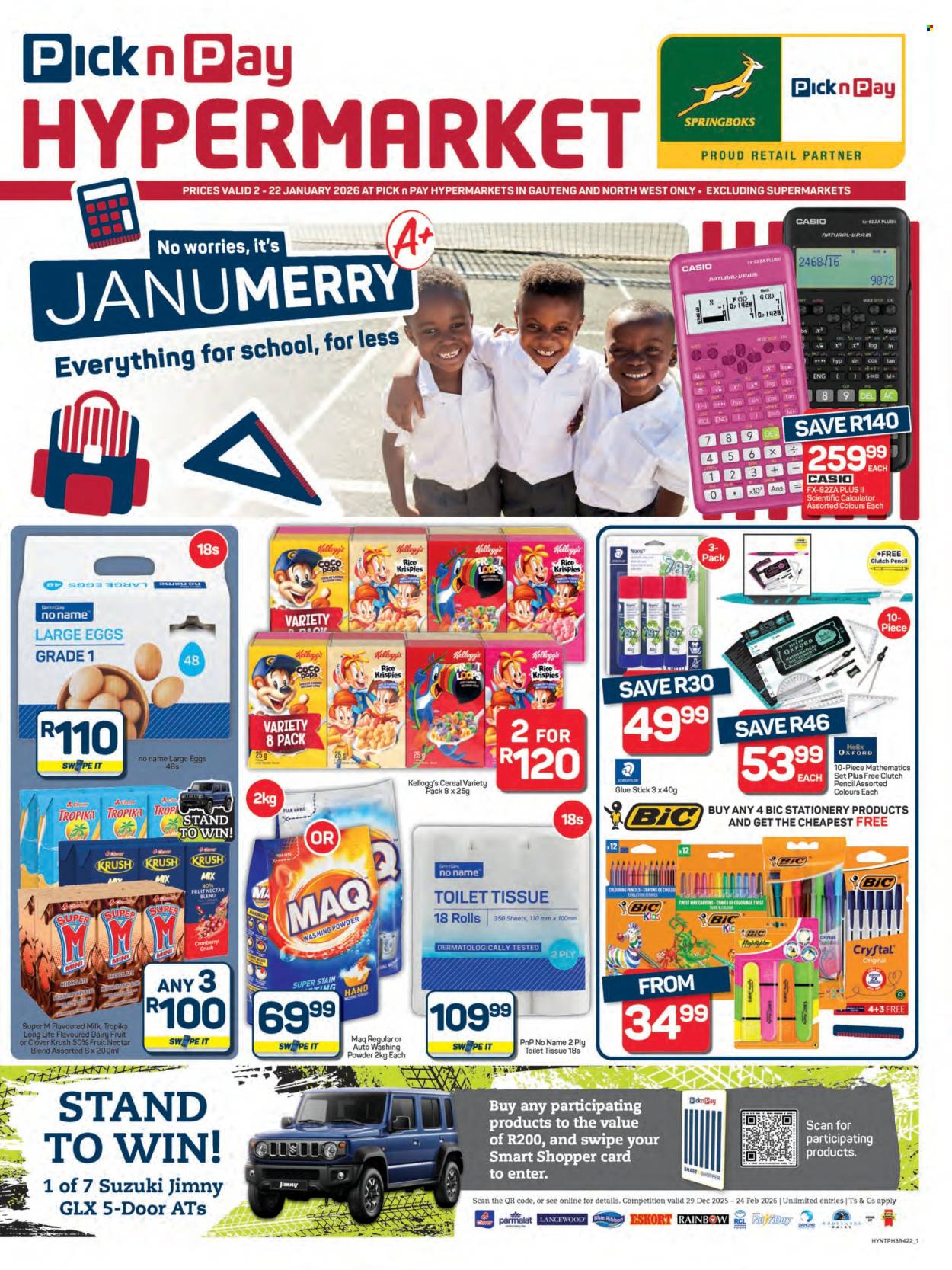 Pick n Pay Hypermarket specials - 02/01/2026 - 22/01/2026. Page 1