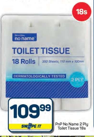 PnP no name 2-Ply Toilet Tissue 18s