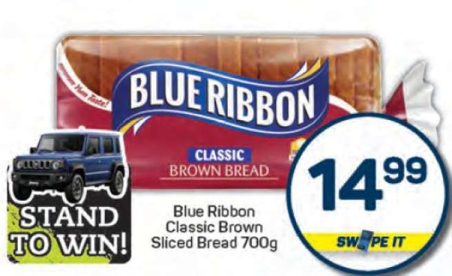 Blue Ribbon Classic
Brown Sliced Bread
700g