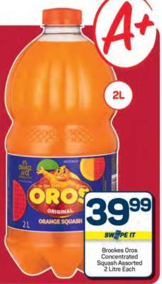 Brookes Oros Concentrated Squash Assorted