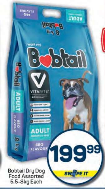 Bobtail Dry Dog Food Assorted 5.5-8kg Each