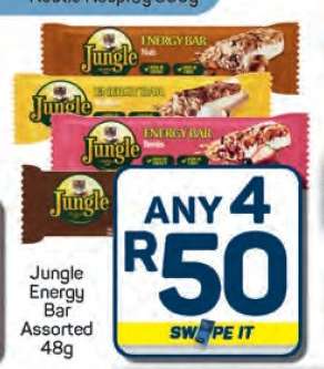 Jungle Energy Bar Assorted 48g