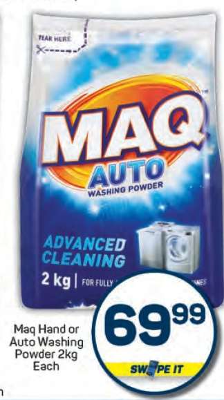 Maq Hand or Auto Washing Powder 2kg