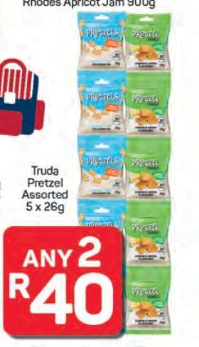 Truda Pretzel Assorted 5 x 26g
