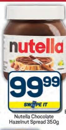 Nutella Chocolate Hazelnut Spread 350g