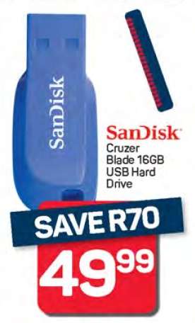 SanDisk Cruzer Blade 16GB USB Hard Drive